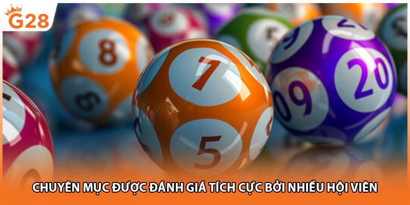 Chuyên mục được đánh giá tích cực bởi nhiều hội viên