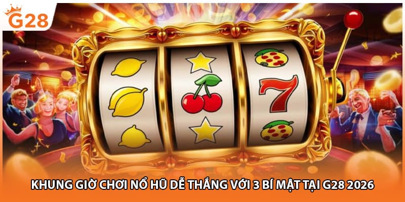 Khung Giờ Chơi Nổ Hũ Dễ Thắng Với 3 Bí Mật Tại G28 2026