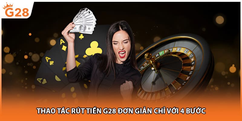 Thao tác rút tiền G28 đơn giản chỉ với 4 bước